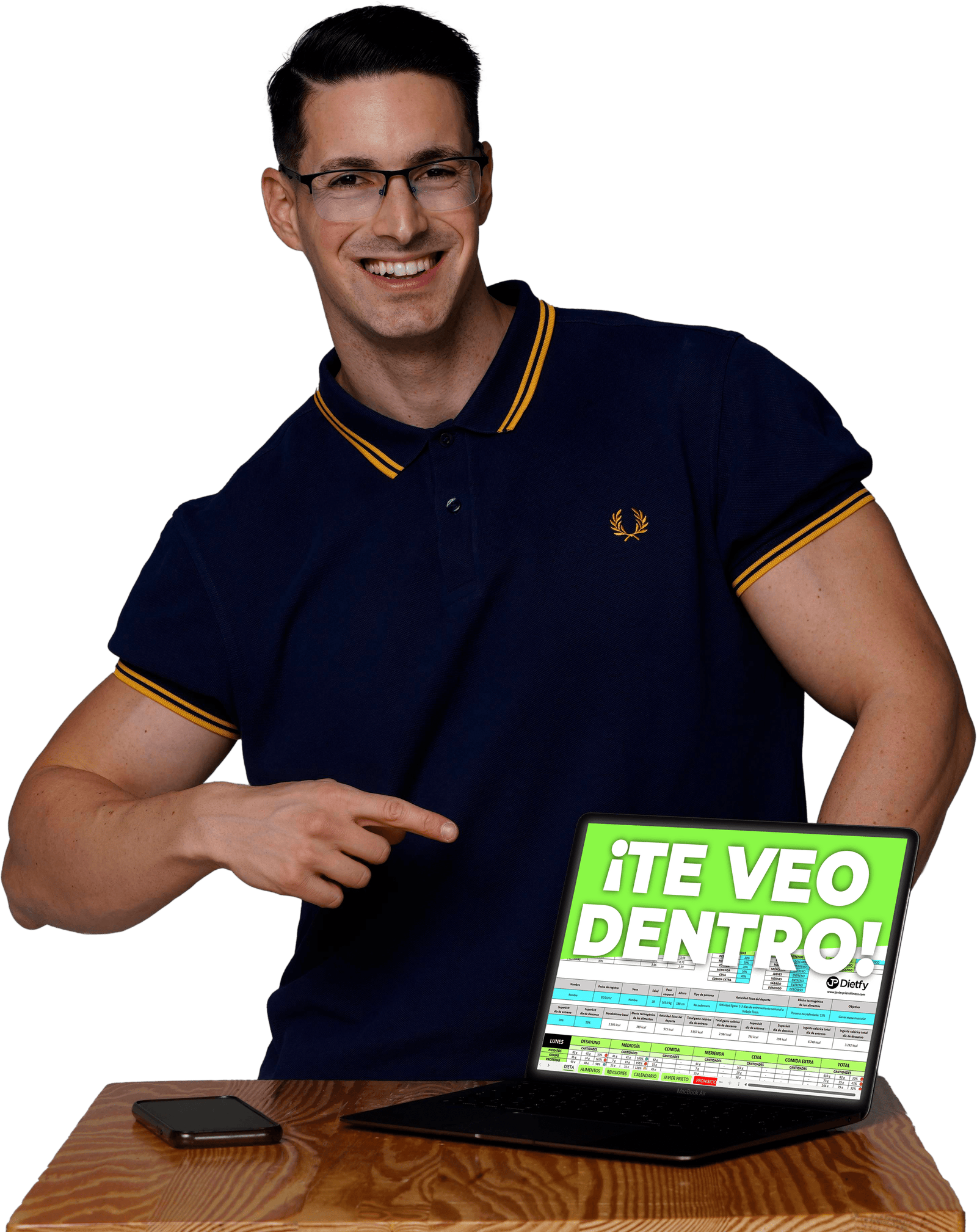 Javier Prieto con Dietfy