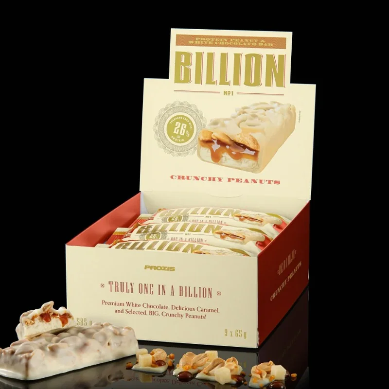 Barrita Billion de cacahuete y chocolate blanco